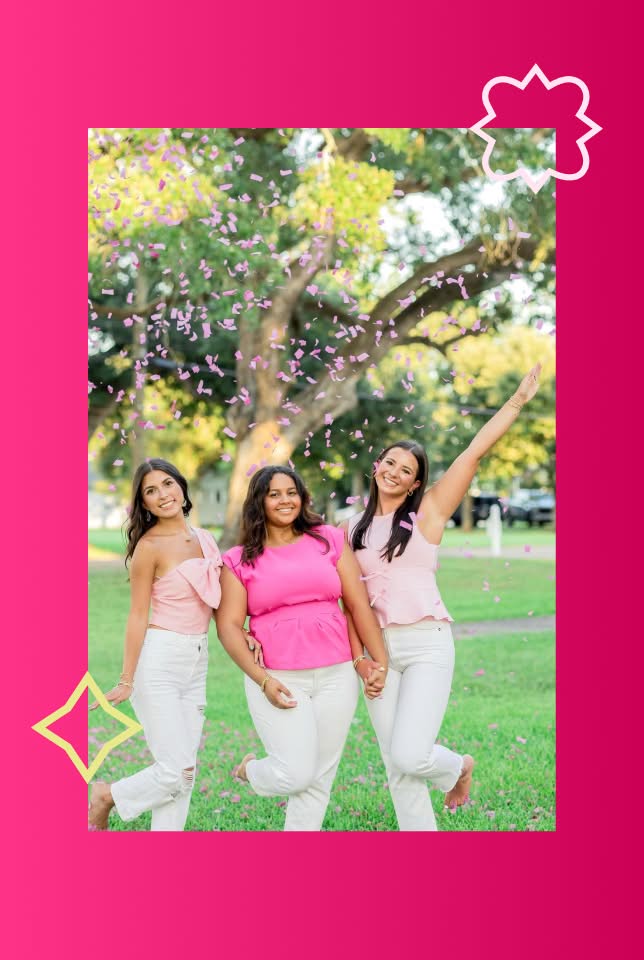 PMU sisters posing together and smiling for a photo