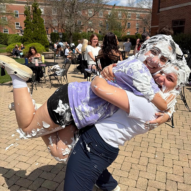 PMU sisters attending a fun fundraiser benefiting Children’s Miracle Network