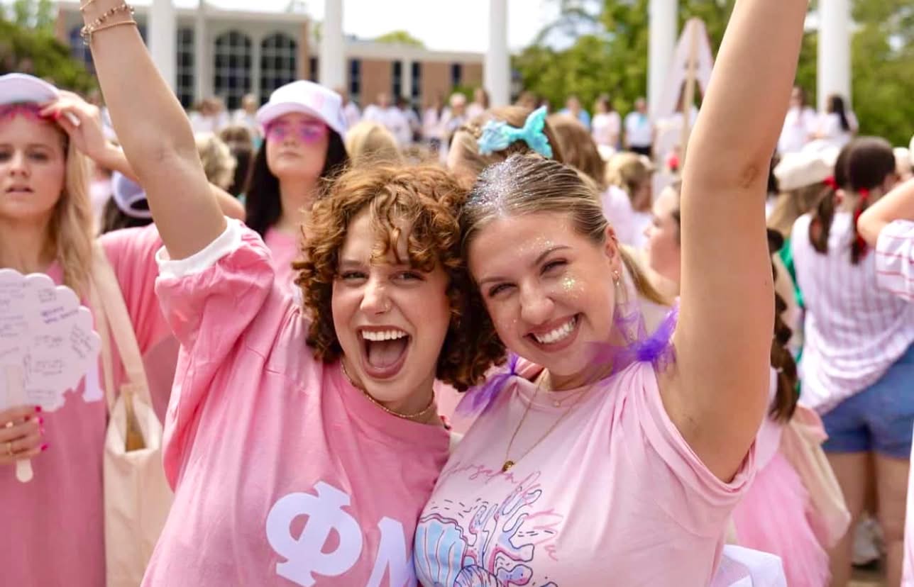 Group of PMU sisters embracing and celebrating together